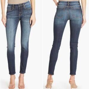 VIGOSS Jagger Skinny Mid Rise Essential Ankle Dark Wash Blue Denim Jeans Size 30